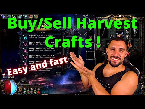 [3.18] How to Buy and Sell Harvest Crafts on POE ! ( Easy and Fast )