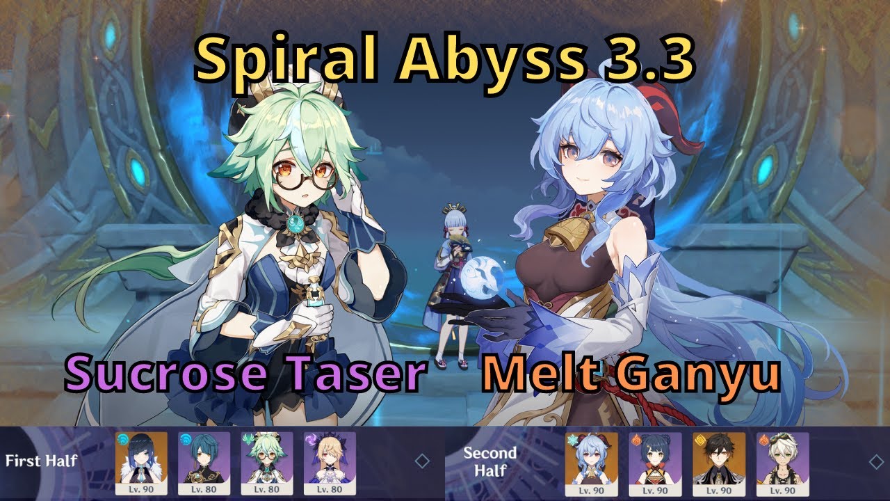 Abyss 3.3 Sucrose Taser and Melt Ganyu - YouTube