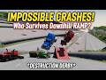 “Which Truck Survives the Downhill Crash? 🚚 | BeamNG.drive”