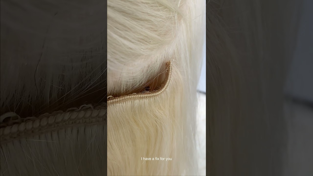 How to put on a halo extension ideally? Are your halo hair extensions bunching? 