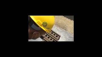 Automatic soil clay interlocking brick molding machine produce LEGO U shape earth brick # shorts