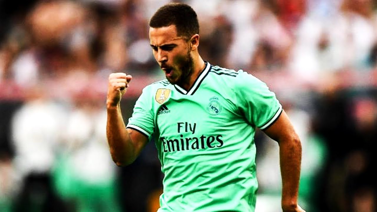 Eden Hazard Debut Goal For Real Madrid Youtube