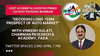 Decoding Auto Sector ft. Vinkesh Gulati, Chairman Research and Academy, FADA #autosector