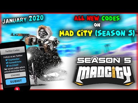 Season 5 All New Codes On Mad City January 2020 Roblox Youtube - dantdm roblox mad city codes