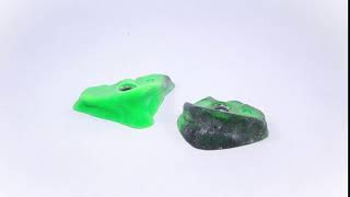 Cleaning climbing holds - Green holds from Flathold