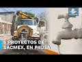 Por problemas sociales, Sacmex pausa obras en pozos