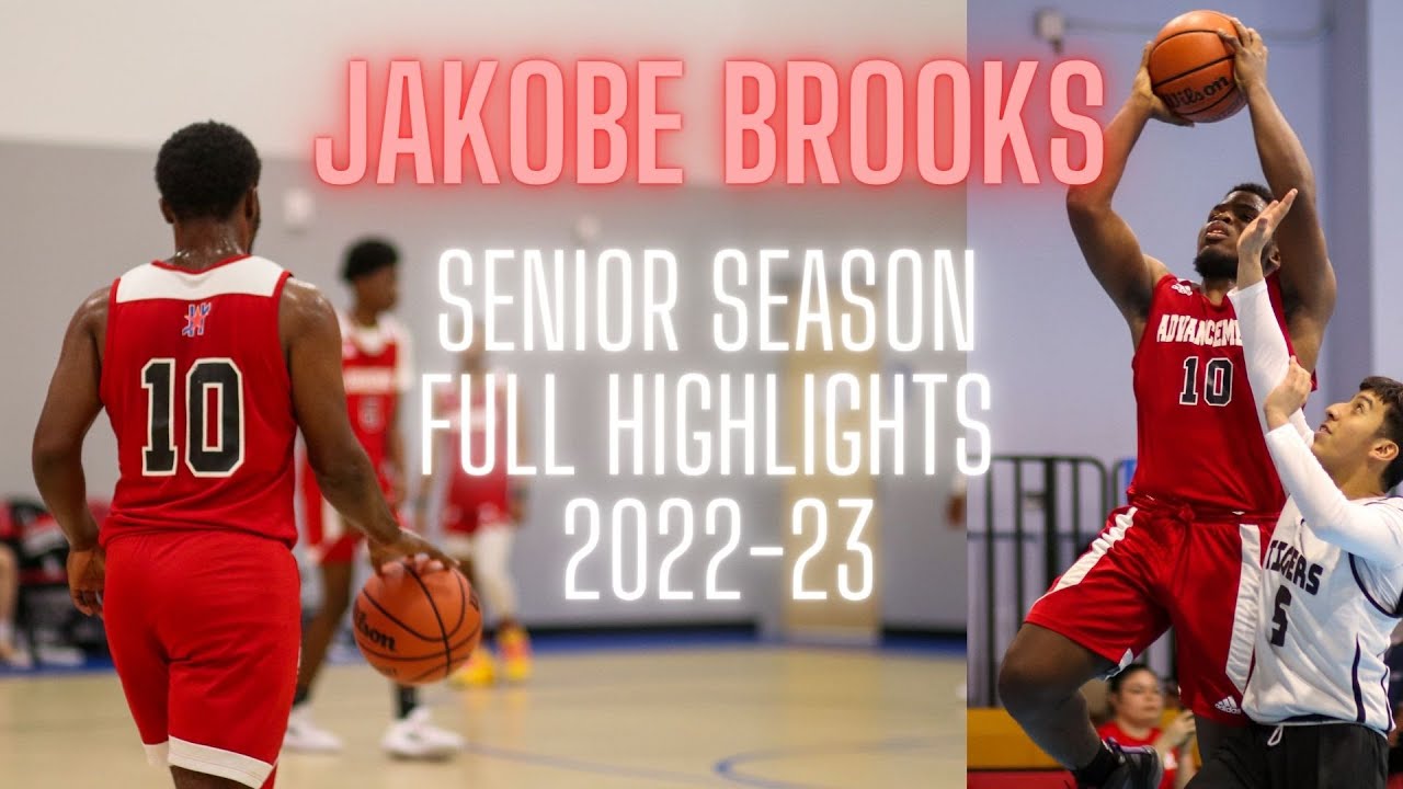 Jakobe Brooks Senior Season Full Highlights 202223 YouTube