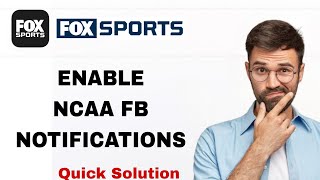 How To Enable Ncaa Fb Notifications On Fox Sports App | Step By Step screenshot 4