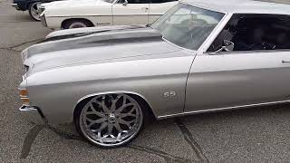 '71 Chevelle SS on 24s! Midwest Explosion  2023 car show! #shorts #fun #car #money #trending