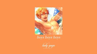 Lady Gaga - Boys Boys Boys [Sped Up • Nightcore]