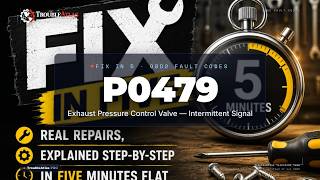 P0479 Explained — Exhaust Pressure Control Valve — Intermittent Signal | TroubleAtlas