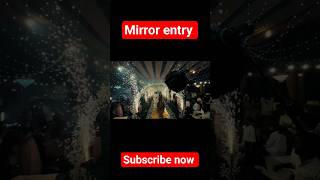 Mirror entry available at bast price 💸 Mirror Entry set-up ♥️🥰 #wedding #brideentry #shortvideo