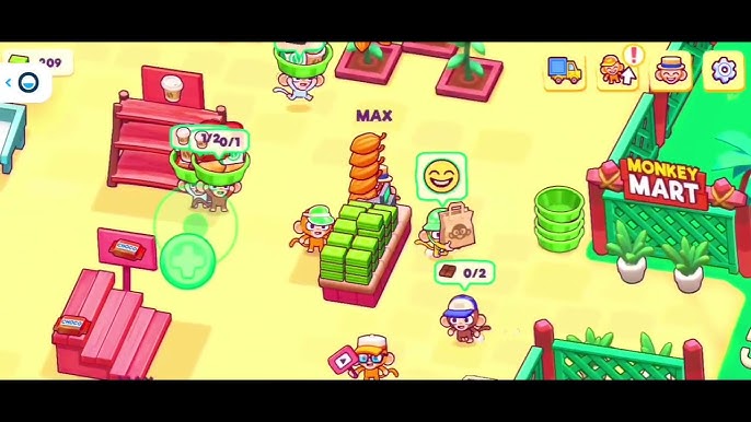 Playing Monkey Mart - Poki Games 