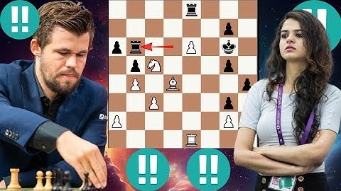Magnus Carlsen vs Tania Sachdev chess game 51
