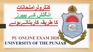 Briefing about BA/BSc English Question Paper Pattern by Controller Examination Punjab University.