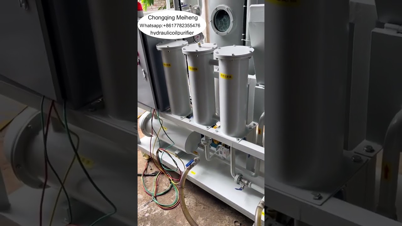 Mechanical lubrication hydraulic oil filtration and purification, restore the use of performance