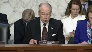 Grassley Statement at Justice Dept. Oversight Hearing