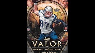 2015 Topps Valor Football Hobby Box Break #2  4 hits per box