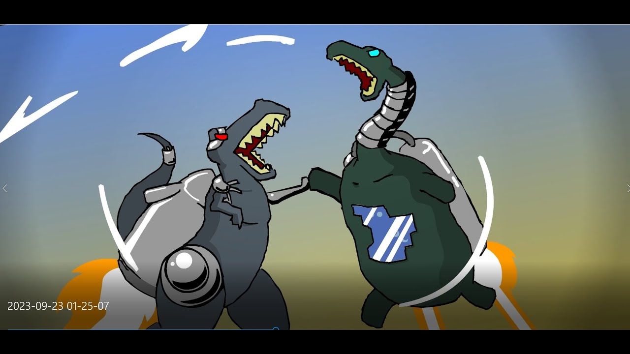 Robot Dinosaurs That Shoot Beams When They Roar