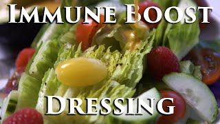 How to Make an Immune Booster Salad Dressing - Gluten Free - Lactose free