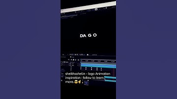 Logo Animation short : After effects. #logoanimation #logointro #aftereffects #logoreveal