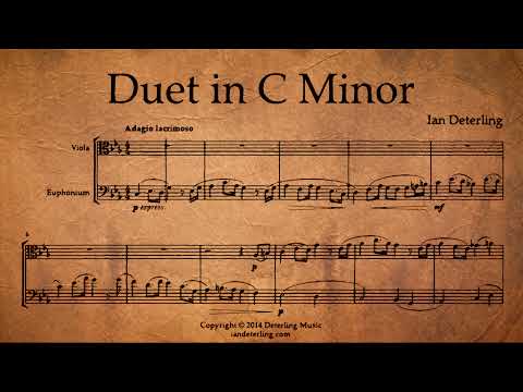 Duet for Viola and Euphonium in C Minor