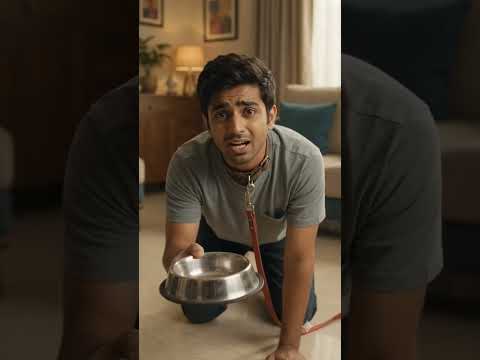 कुत्ते ने इंसान से अपना काम करवाया #shorts