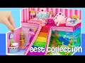 ❤️ DIY Miniature Cardboard House Collection #2 ❤️ Build Amazing Miniature Houses Has Mini Aquarium