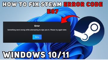 Ultimate Fix for Steam Error Code E87 During Windows Update (2025 Guide)