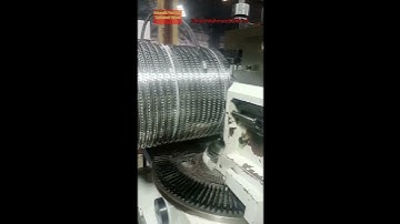 CNC Notching machine working in Rolling mill.      https://youtube.com/@fahadmehmoodofficial6118