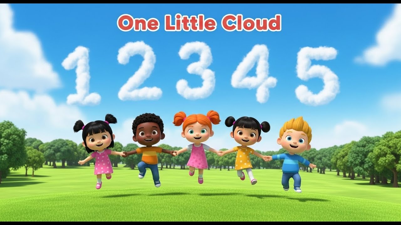 Count number-One little cloud,