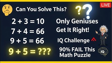 🔥 Only 1% Can Solve This Mind-Bending Math Puzzle!