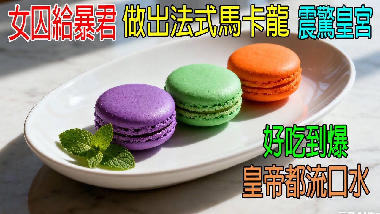 女囚給暴君，做出法式馬卡龍，震驚皇宮，皇帝都流口水，好吃到爆！
