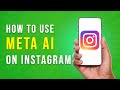 How To Use META AI in Instagram (2024)