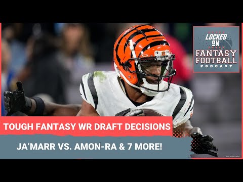 Fantasy WR draft decisions: Ja'Marr Chase vs. Amon-Ra St. Brown and seven more tough picks to debate Fantasy WR draft decisions: Ja'Marr Chase vs. Amon-Ra St. Brown and seven more tough picks to debate