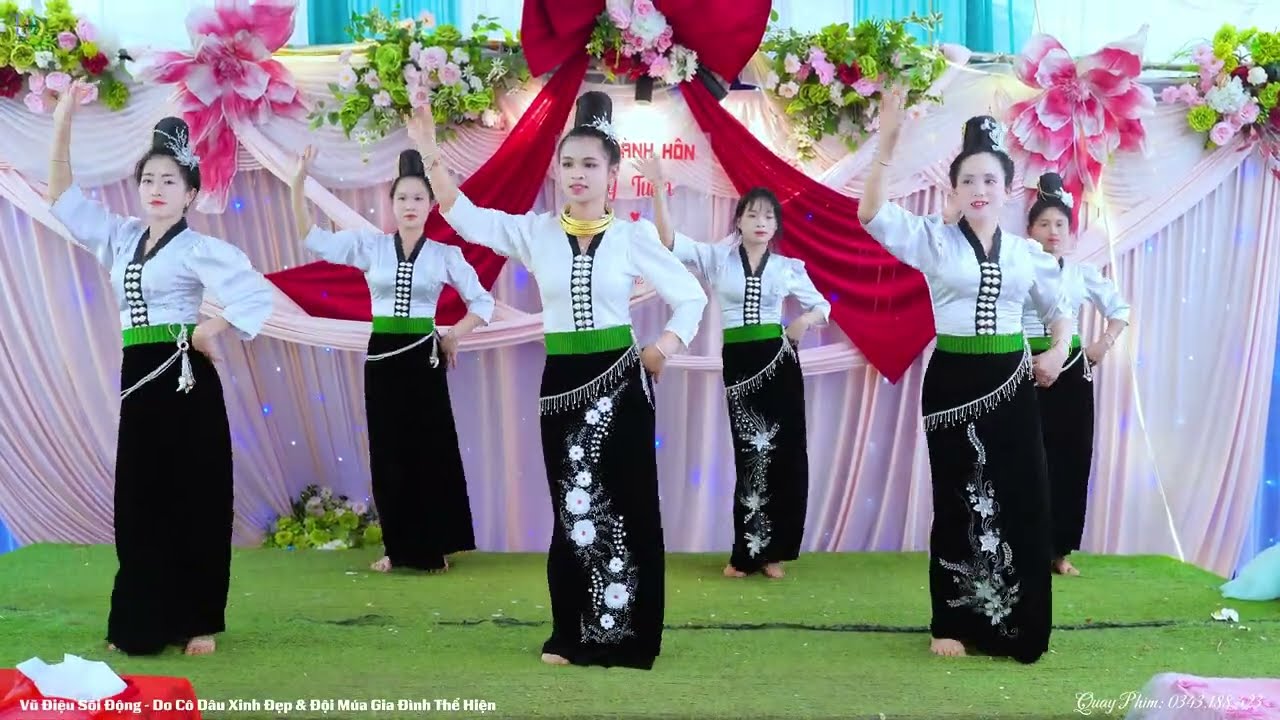 Vũ Điệu Bóng Đêm - Cô Dâu Xinh Đẹp & Đội Múa Gia Đình Thể Hiện Tại Đám Cưới Lương Tuân & Thùy Chang