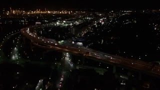 Tokyo Bayshore Route Yamaacho Junction Time-Lapse From Yokohama Marine Tower