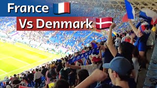 World Cup Vlog | France vs Denmark | Mbappe scores a double