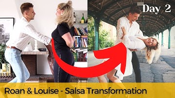 Salsa Transformation - Roan & Louise | Training Day 2 (MySalsaHome)