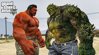 GTA 5 -  Red Hulk VS Abomination | Epic Death Battle!