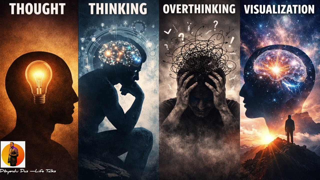 Thought vs Overthinking: Master Your Mind Through Smart Thinking & Visualization