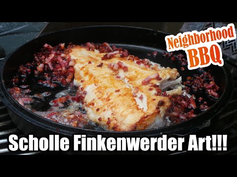 Scholle Finkenwerder Art vom Gasgrill!!! Mit Neighborhood BBQ