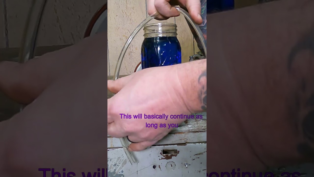 Сделать сифон — очень просто