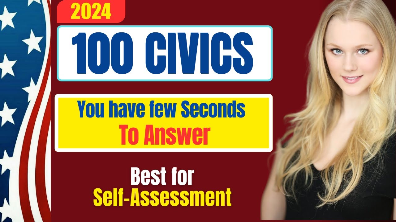 2024 - New USCIS Official 100 Civics Questions and Answers for US ...