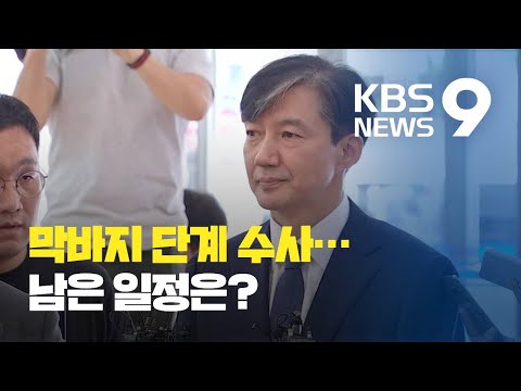 정점으로 치닫는 <strong>수사</strong>…압수물 분석 주력·정경심 소환 <strong>준비</strong> / KBS뉴스(News)
