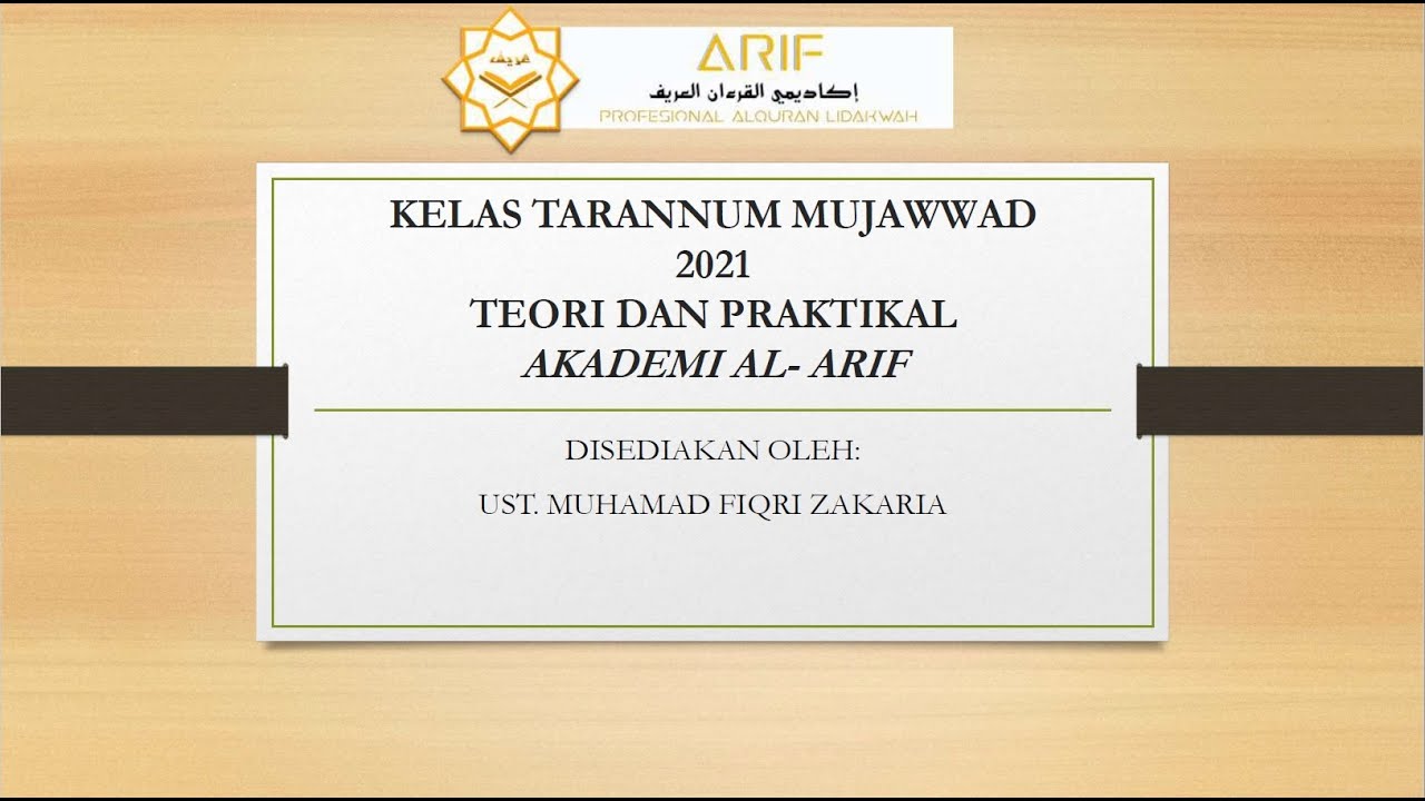 TARANNUM MUJAWWAD BAYYATI DAN HIJAZ SURAH LUQMAN AYAT 1 HINGGA 7