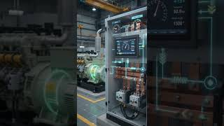 Generator Synchronization Panel ⚡ | Load Sharing Explained | 3D Animation #shorts