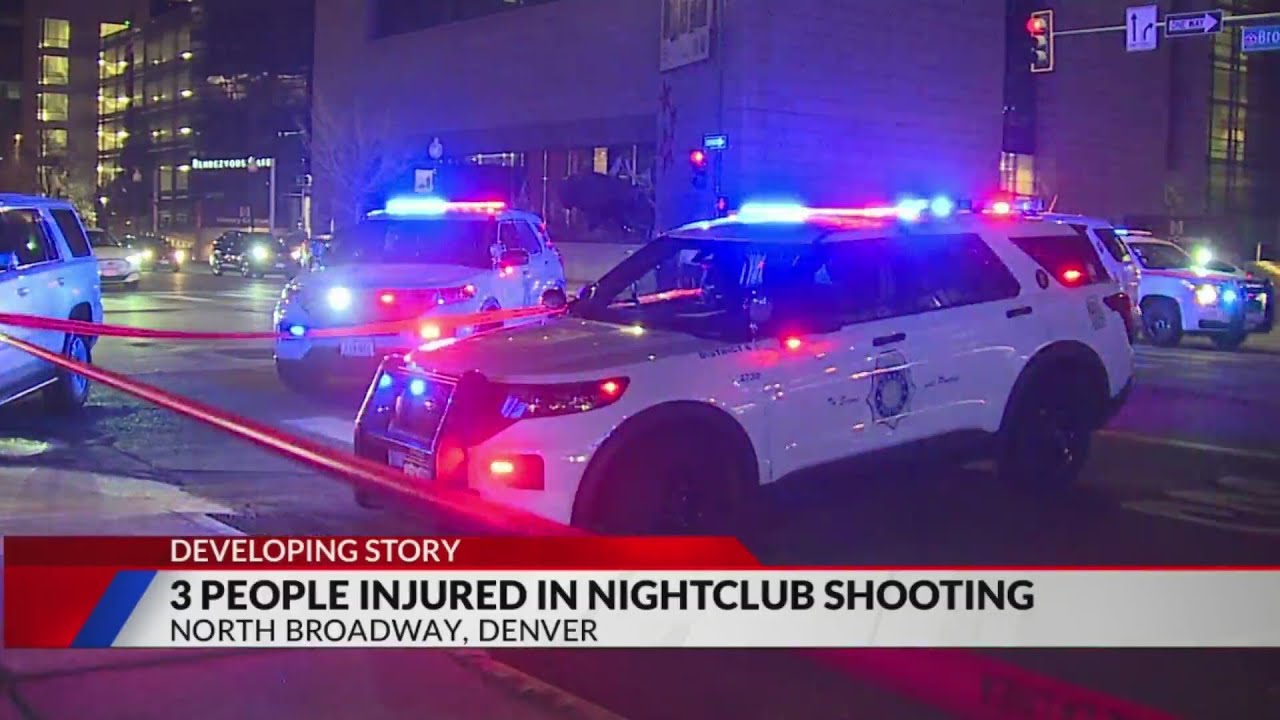 3 injured in shooting near Denver nightclubs on Broadway: police