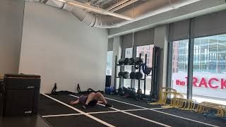 Lying Knee to Knee Stretch