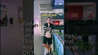 TODAY IS WEDNESDAY ☺️ #motivation #wednesday